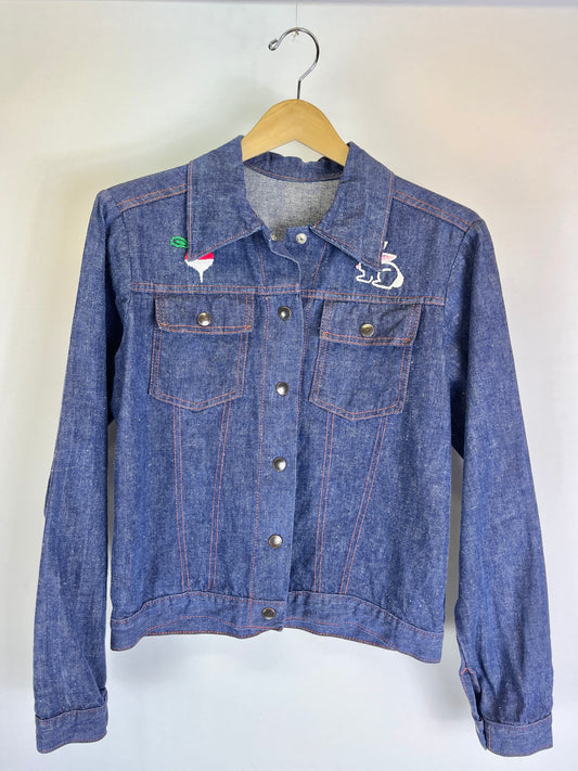 Embroidered Denim Jacket