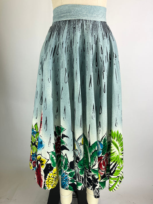 Hand Painted Skirt