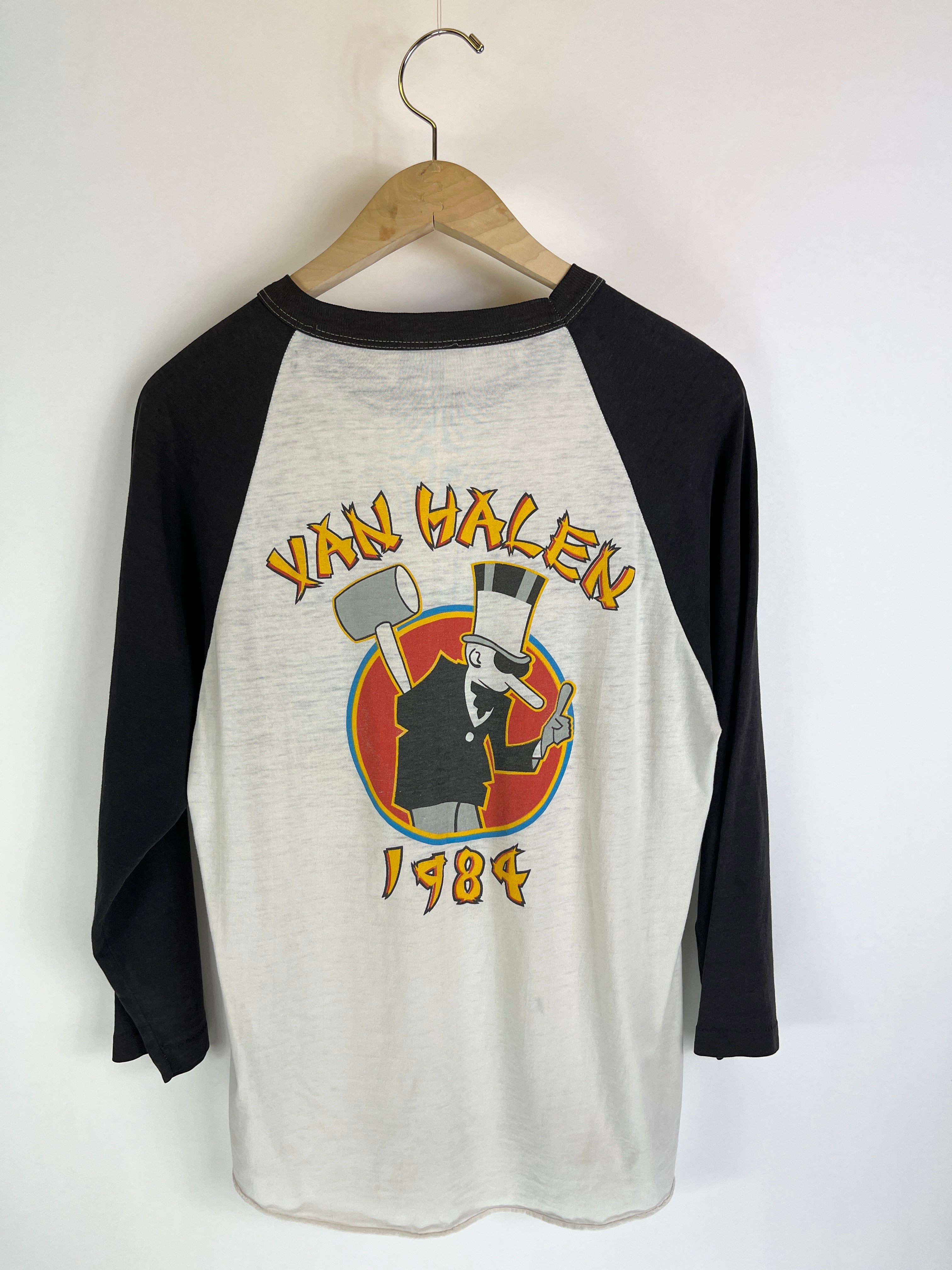 Vintage Van Halen 1984 World Tour on sale t-shir