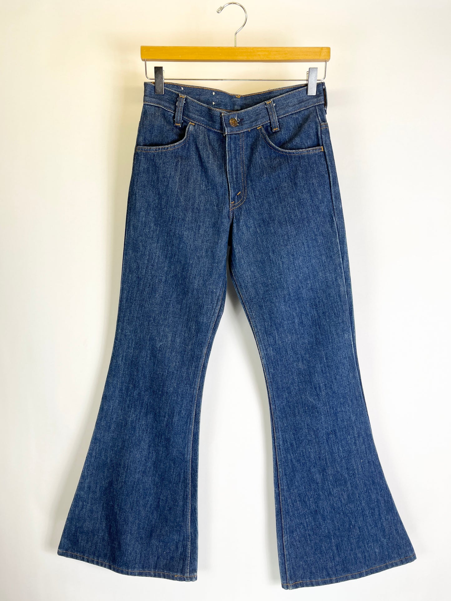 Orange Tab Jeans