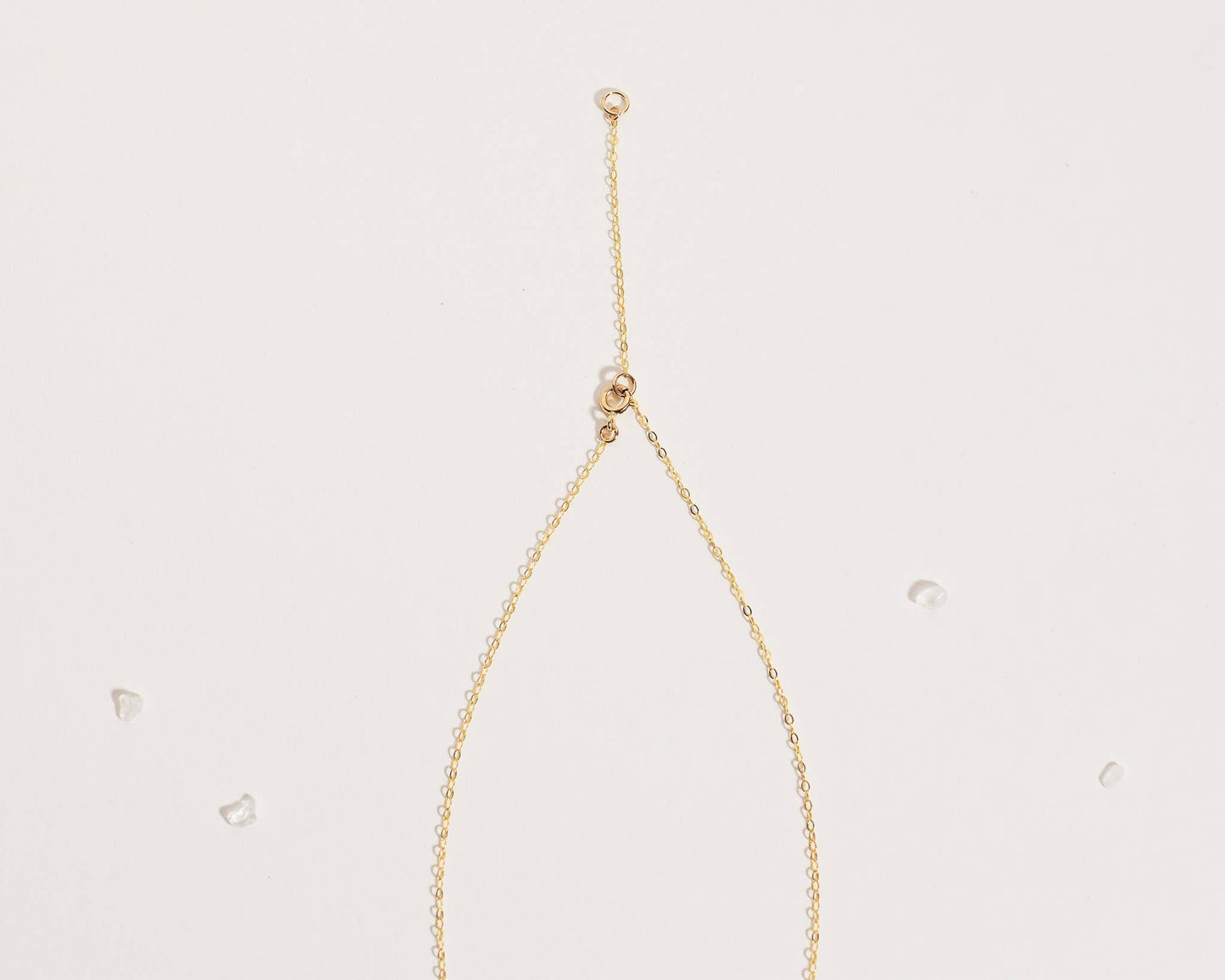 Open heart necklace: Gold Filled