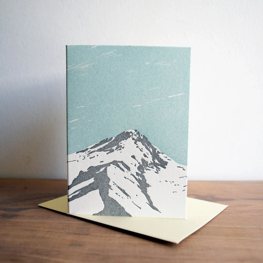 Snowy Mountain Card