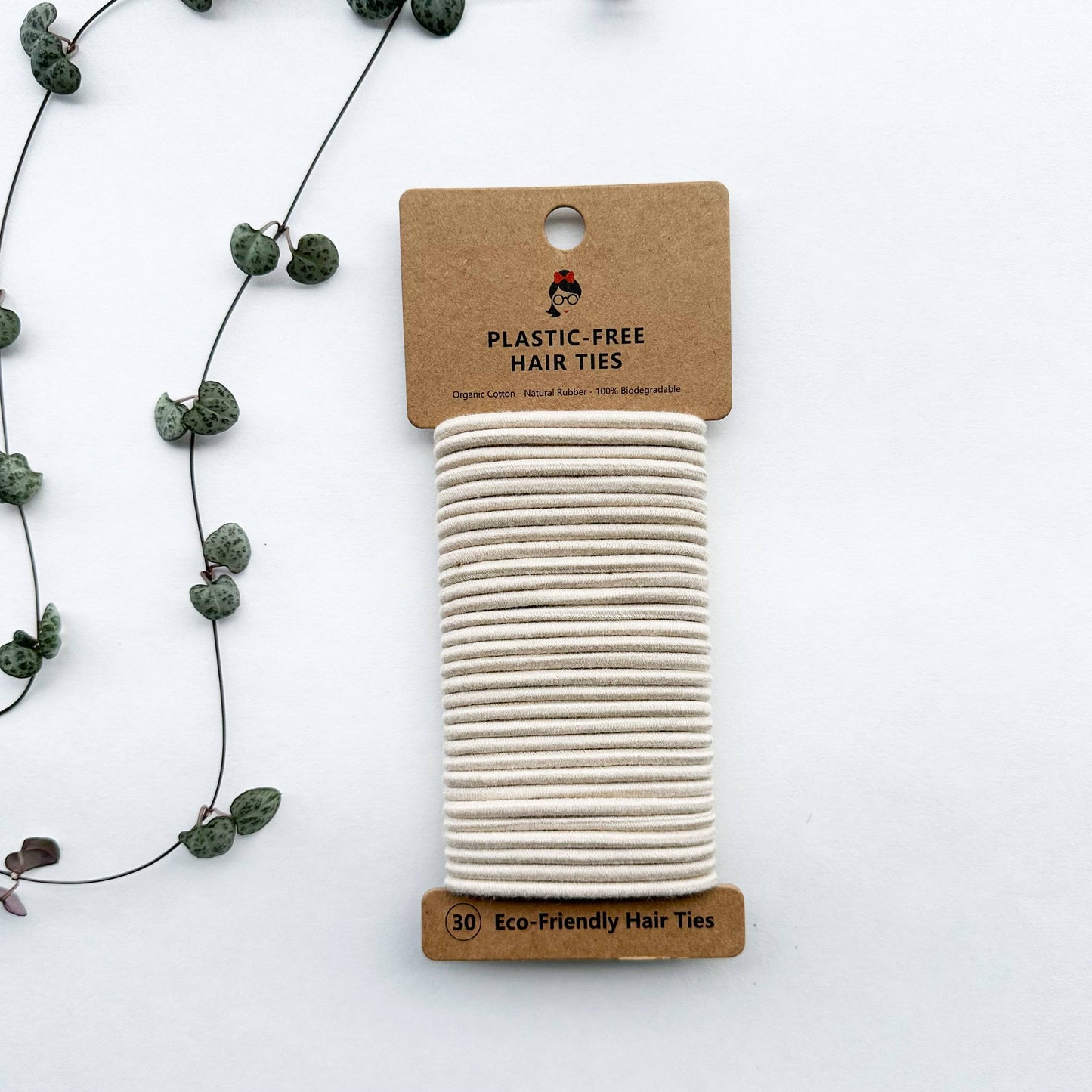 Organic Biodegradable Plastic Free Hair Ties